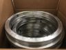 1 1/4" x 1/8" stainless 304 tubes rolled to 18" outside diameter rings. 